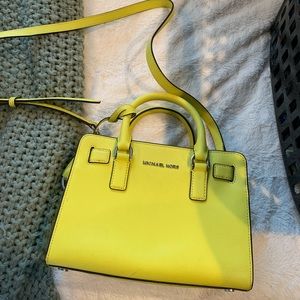 chartreuse michael kors bag